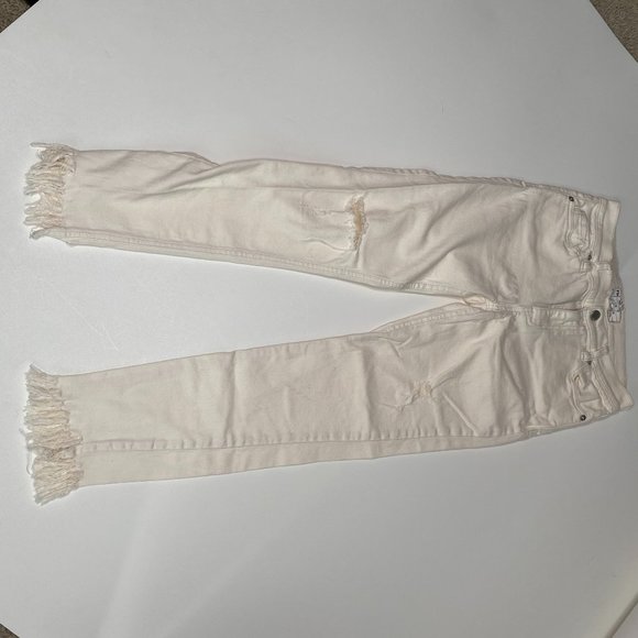 Free People Great Height Frayed Skinny Jeans 25 - Picture 8 of 11